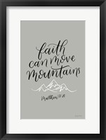 Faith Can Move Mountains Fine Art Print