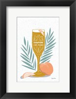 Fruity Cocktails I Mustard Fine Art Print