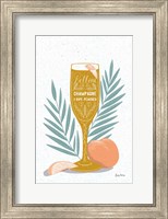 Fruity Cocktails I Mustard Fine Art Print