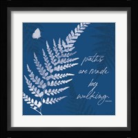 True Blue III Framed Print