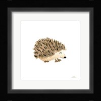 Woodland Whimsy Hedgehog Framed Print
