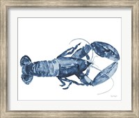 Beach House Kitchen Blue Lobster White Fine Art Print
