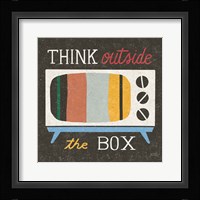Retro Desktop Television v2 Framed Print