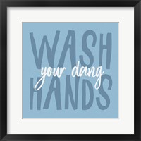 Bathroom Advice I Framed Print