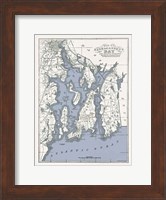 Narragansett Bay Map II Fine Art Print