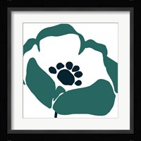 Pop Art Floral III Retro Framed Print