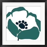 Pop Art Floral III Retro Framed Print