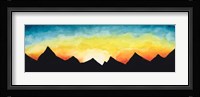Sunrise Over the Mountains Fine Art Print