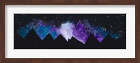 Stars Over the Mountains )(purple) Fine Art Print