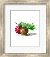 Christmas Bulb on Pine Fine Art Print