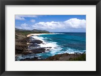 Oahu Rocky Shores II Framed Print