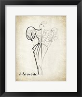Couture Concepts I Framed Print