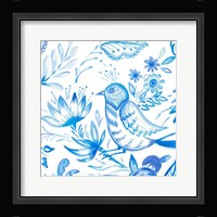 Birds in Blue II Fine Art Print