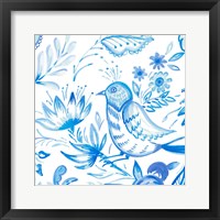 Birds in Blue II Fine Art Print