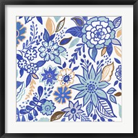 Botanical Azul I Framed Print