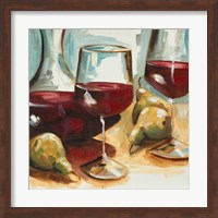 Red Wine and Pears Fine Art Print