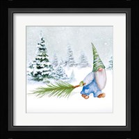 Gnomes on Winter Holiday I Fine Art Print