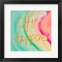 Chic Glitter I Framed Print
