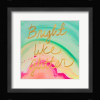 Chic Glitter II Framed Print
