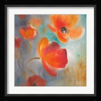 Scarlet Poppies in Bloom I Framed Print