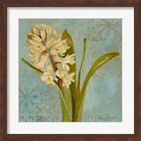 Hyacinth on Teal I Fine Art Print
