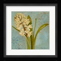 Hyacinth on Teal I Fine Art Print