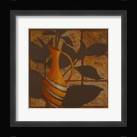 Little Striped Vase I Framed Print