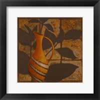 Little Striped Vase I Framed Print
