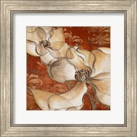 Whispering Magnolia on Red II Fine Art Print