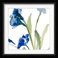 Teal Belles Square I Fine Art Print