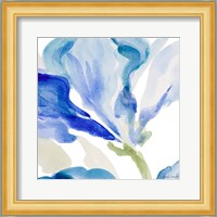 Delicate Blue Square I Fine Art Print