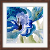Delicate Blue Square II Fine Art Print