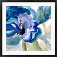 Delicate Blue Square II Fine Art Print