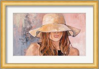 Woman in Hat Fine Art Print