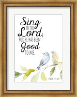 Sing to the Lord Fine Art Print