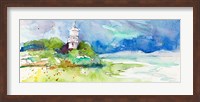 Lighthouse on Coastline Fine Art Print