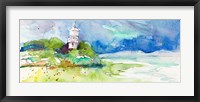 Lighthouse on Coastline Fine Art Print