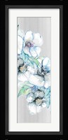 Moonlit Floral Panel I Fine Art Print