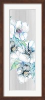 Moonlit Floral Panel I Fine Art Print