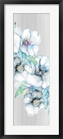 Moonlit Floral Panel I Fine Art Print
