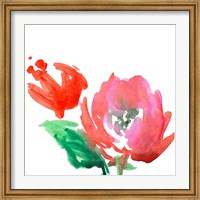 Red Loose Blooms II Fine Art Print