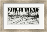 Black & White Piano Keys Fine Art Print