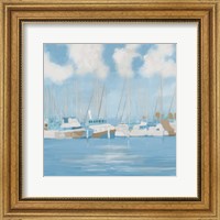 Golf Harbor Boats II Fine Art Print