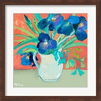 Blue Springtime Vase Fine Art Print