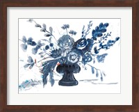 Blue Floral in Vase Fine Art Print