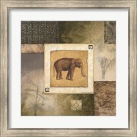 Elephant Woodcut Fine Art Print