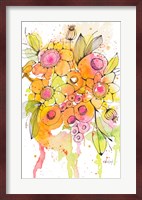 Bursting Wildflowers I Fine Art Print