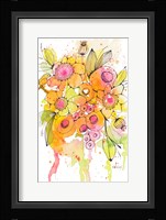 Bursting Wildflowers I Framed Print