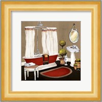 Red Master Bath II Fine Art Print