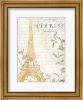Golden Paris I Fine Art Print